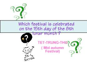 Which festival is celebrated on the 15th day of the 8th lunar month