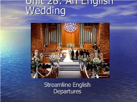 An English Wedding