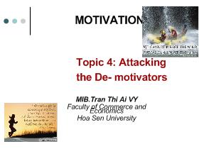 Attacking the De- Motivators