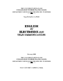 English in electronics and telecommunications