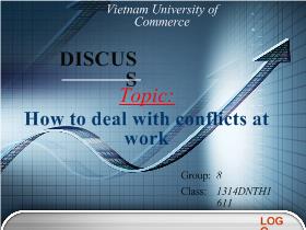 How to deal with conflicts at work