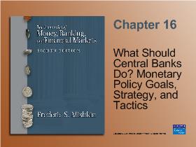 What Should Central Banks Do? Monetary Policy Goals, Strategy, and Tactics