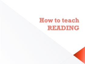 How to teach READING