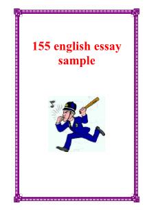 155 bài luận mẫu Tiếng Anh