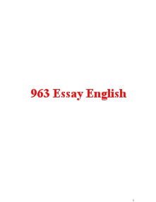 963 Essay English