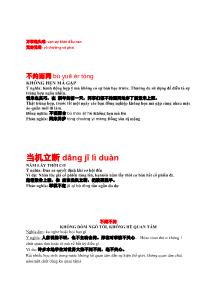 Ngạn ngữ và thành ngữ Trung Quốc thường gặp - Phần 2