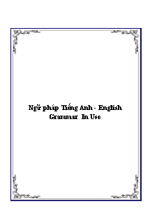 Ngữ pháp Tiếng Anh - English Grammar In Use