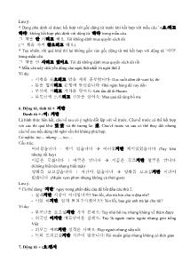 Ngữ pháp tiếng Hàn - Phần 3