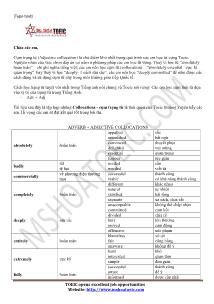 Adverb + adjective collocations