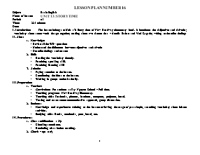 Basic English - Unit 13: Storytime