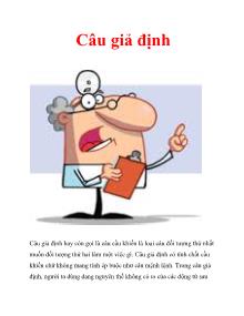 Câu giả định