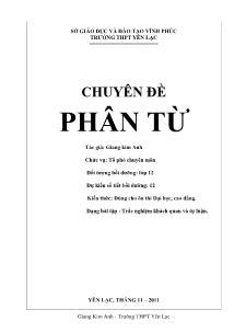 Chuyên đề Phân từ tiếng anh