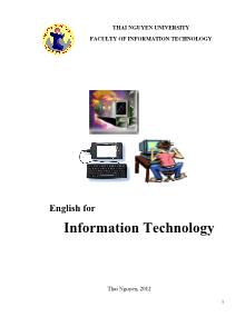 English for Information Technology (Phần 1)