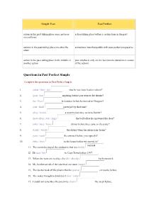 English grammar exercise