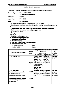 Giáo án Tiếng anh chuyên ngành quản trị kinh doanh unit 4: The web