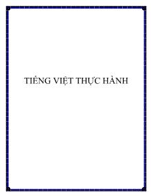 Giáo trình Tiếng việt thực hành