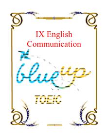 IX English: Communication