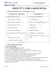 Phân từ 2 (the participles)