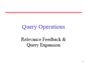 Query Operations