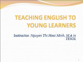 Teaching english to young learners