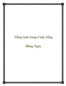 Tiếng anh trong cuộc sống hằng ngày