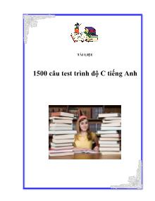 1500 câu test trình độ C tiếng Anh