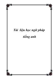 Tài liệu học ngữ pháp tiếng anh (2)